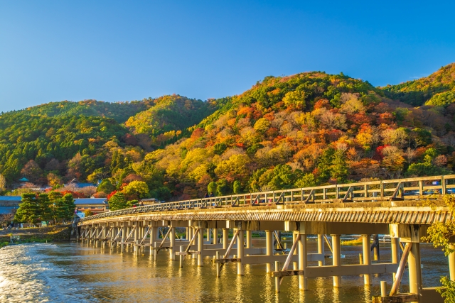 紅葉の嵐山